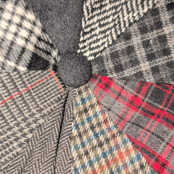 Stylish Patchwork Flat Cap for Men Size LRG New - Picture 9 of 9